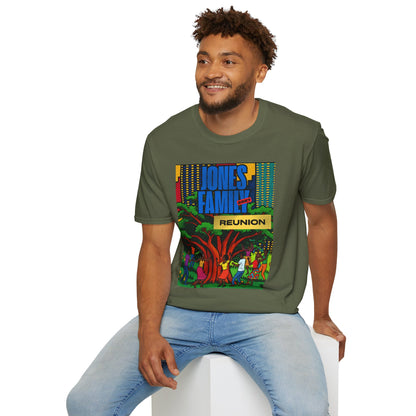 Jones Tree Dancing FR Tee — Unisex Softstyle T-Shirt $16.47-$20.80