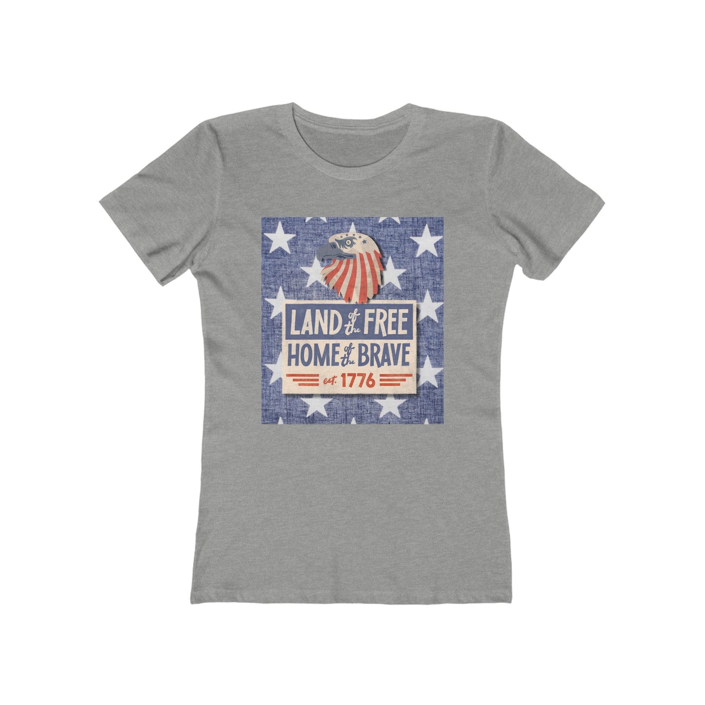 Land of Free Tee - Women’s Boyfriend Fit Celebration T-Shirt