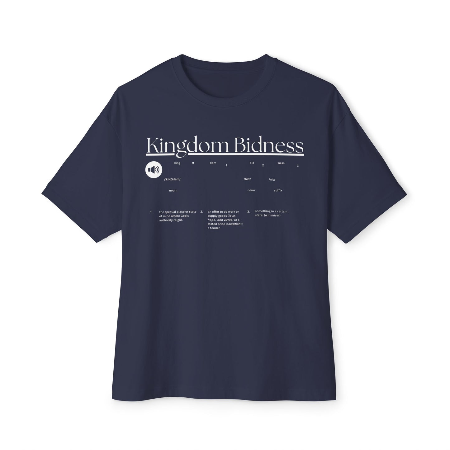 Kingdom Tee – Oversized Box Graphic T-Shirt