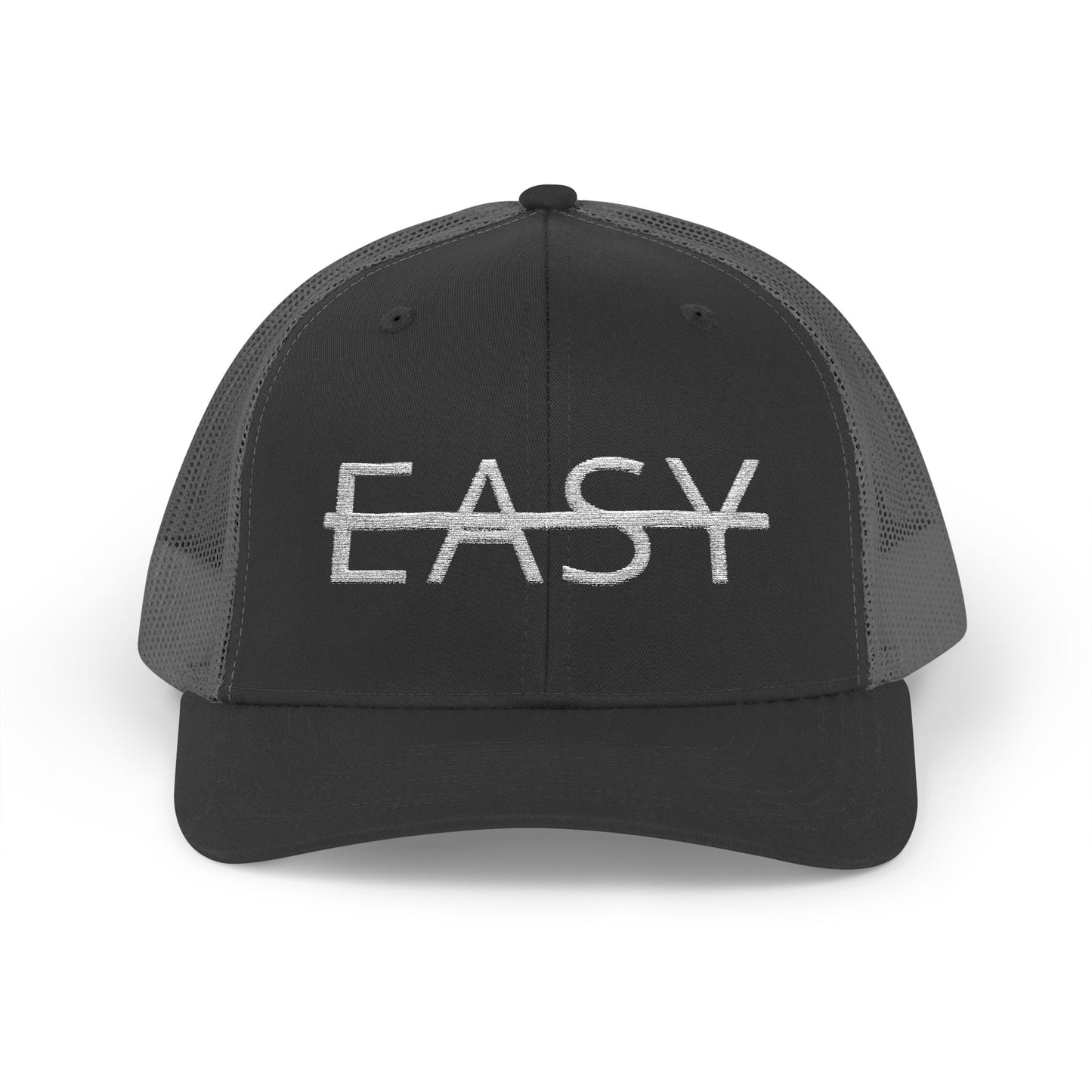 Unisex Not Easy Snapback Trucker Cap - Embroidered