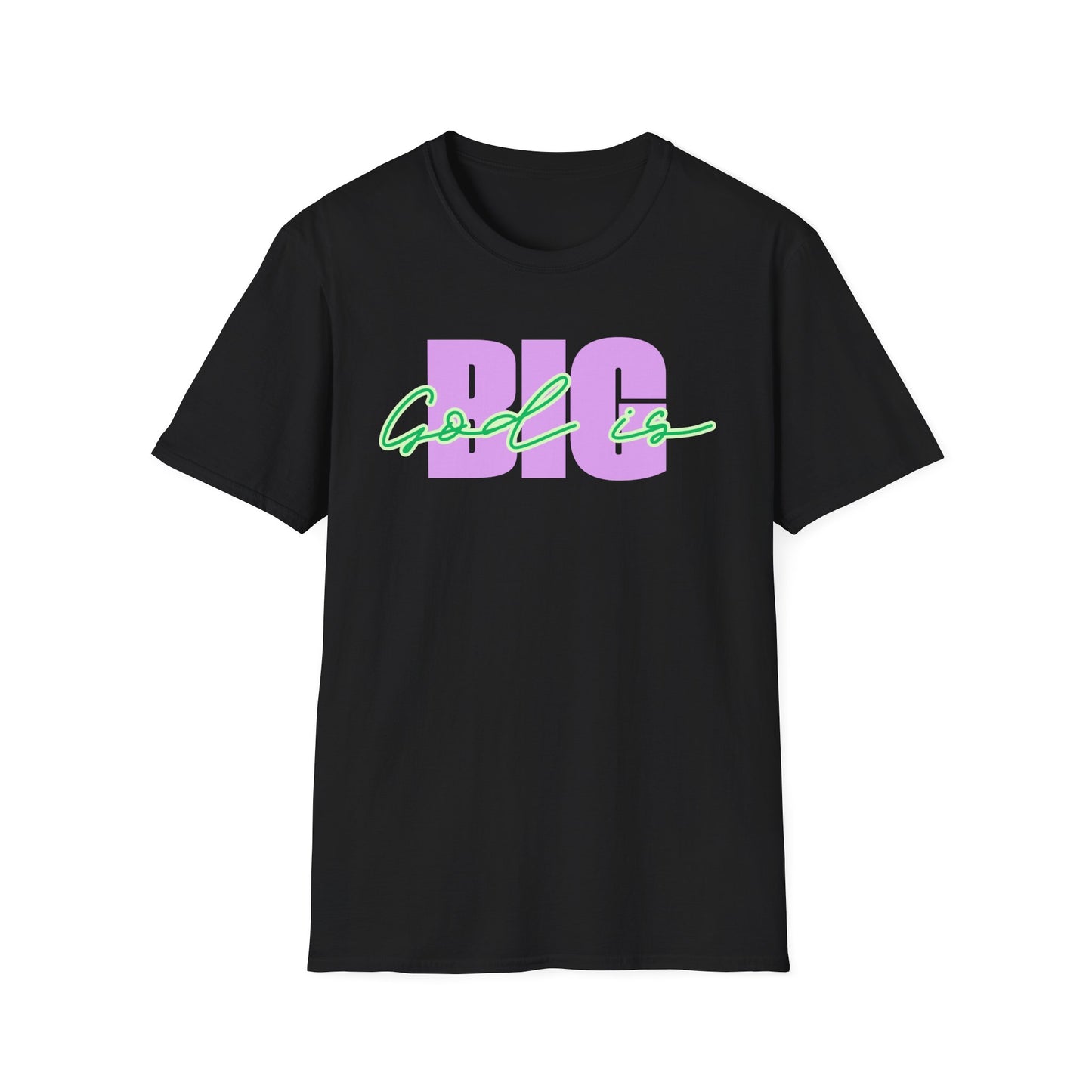 God is BIG (Lavender&Green)Tee - Unisex T- Shirt