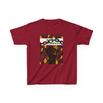 Happy Juneteenth Kids Celebration Tee — Graphic T-Shirt