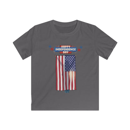 July 4th Flag Holder Tee - Youth T-Shirt