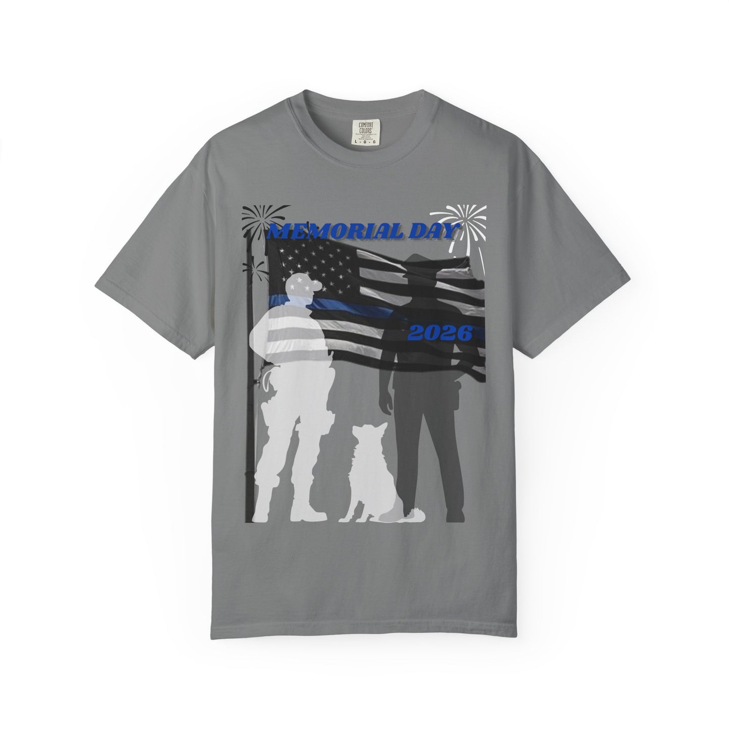 Memorial Day Police 26-Unisex T-shirt