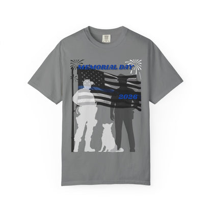 Memorial Day Police 26-Unisex T-shirt
