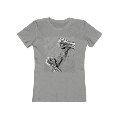 Chrome Chain Break Tee - Women’s Boyfriend Fit Celebration T-Shirt
