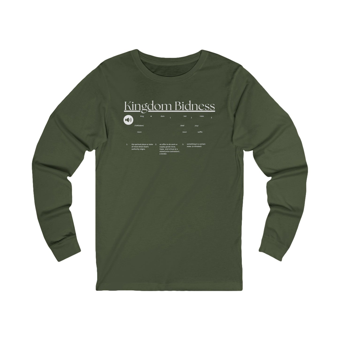Kingdom - Women's Graphic Long Sleeve Tee BC3501