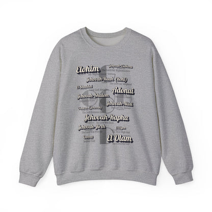 Names of God - Graphic Crewneck Sweatshirt