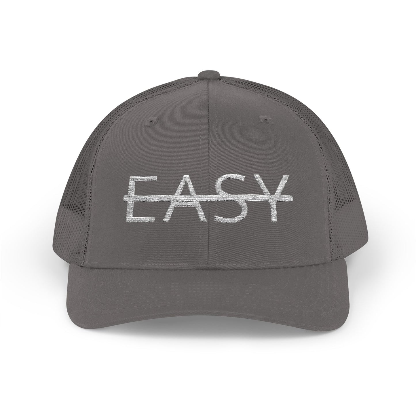 Unisex Not Easy Snapback Trucker Cap - Embroidered