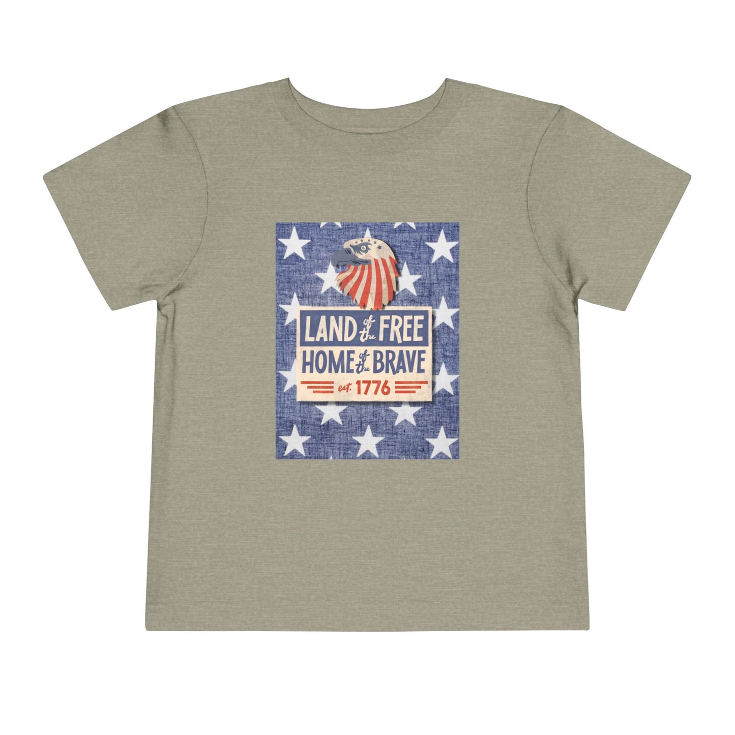 Land of the free Tee - Toddler Graphic T-Shirt