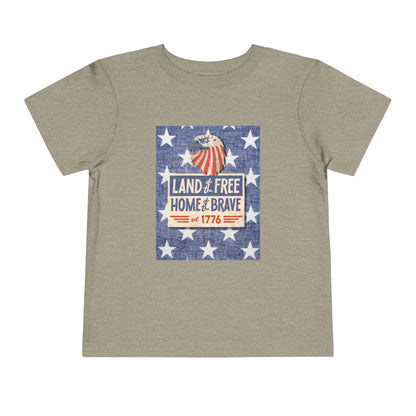 Land of the free Tee - Toddler Graphic T-Shirt