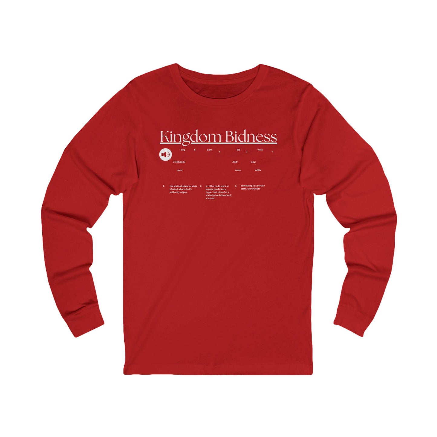 Kingdom - Women's Graphic Long Sleeve Tee BC3501