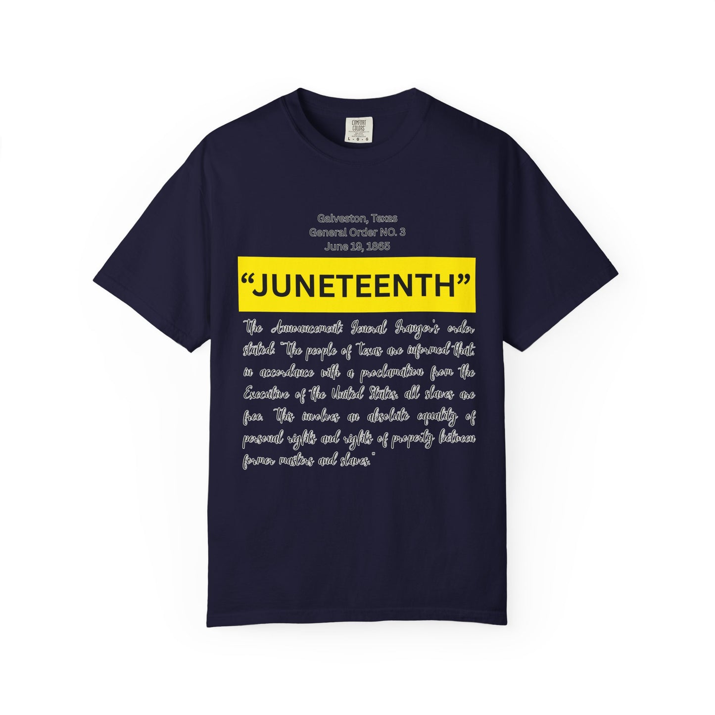 Juneteenth G O 3 Tee - Unisex T-shirt