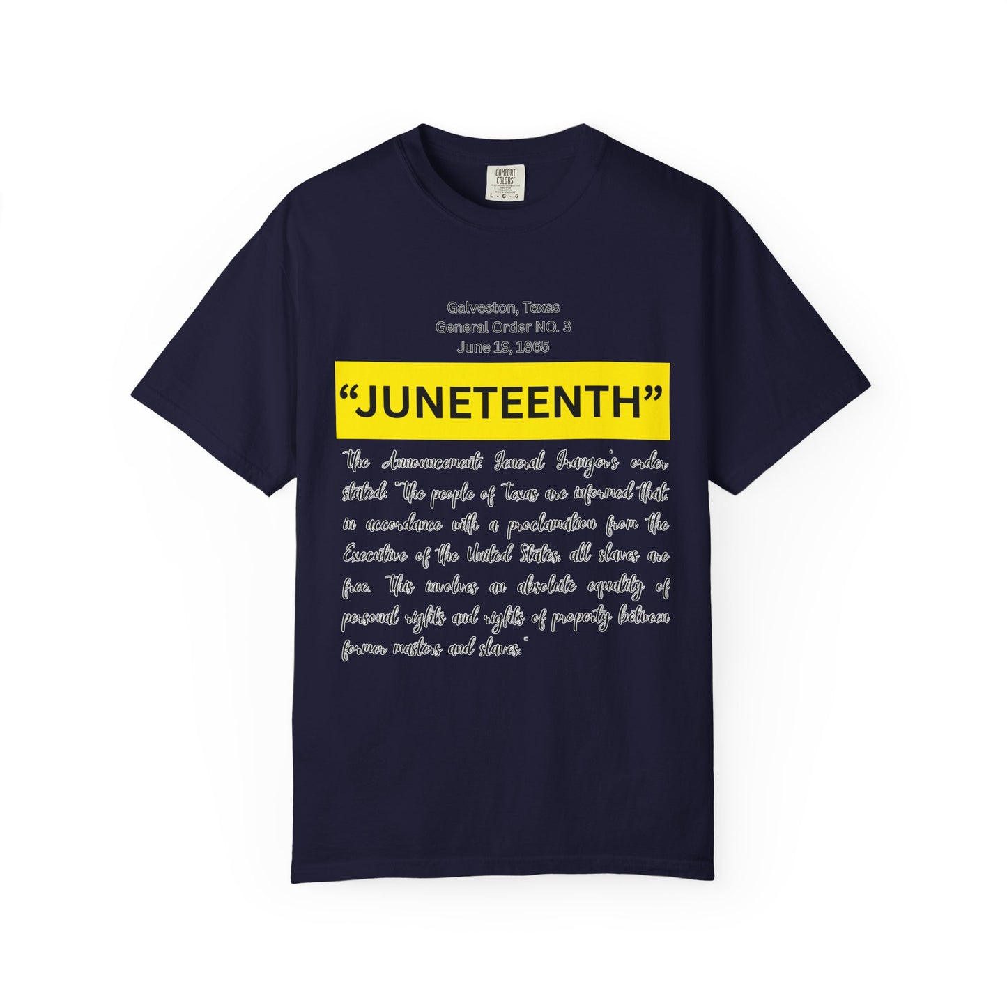 Juneteenth G O 3 Tee - Unisex T-shirt