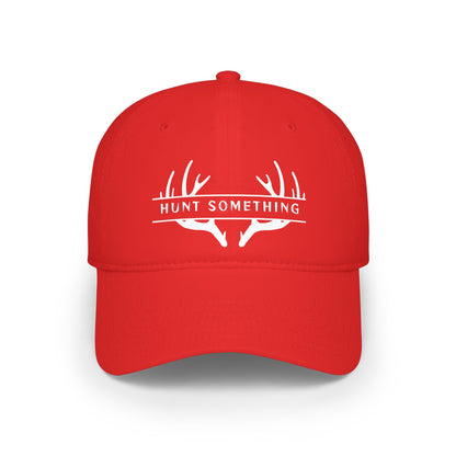 Unisex Hunt Something Deer Low-Profile Baseball Cap - Printed