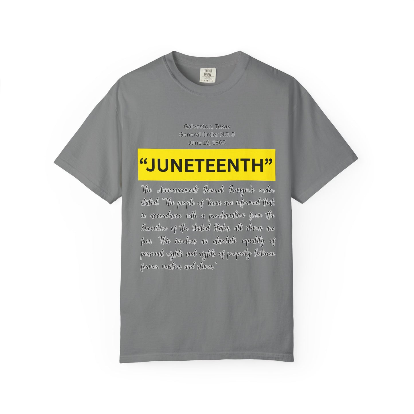 Juneteenth G O 3 Tee - Unisex T-shirt