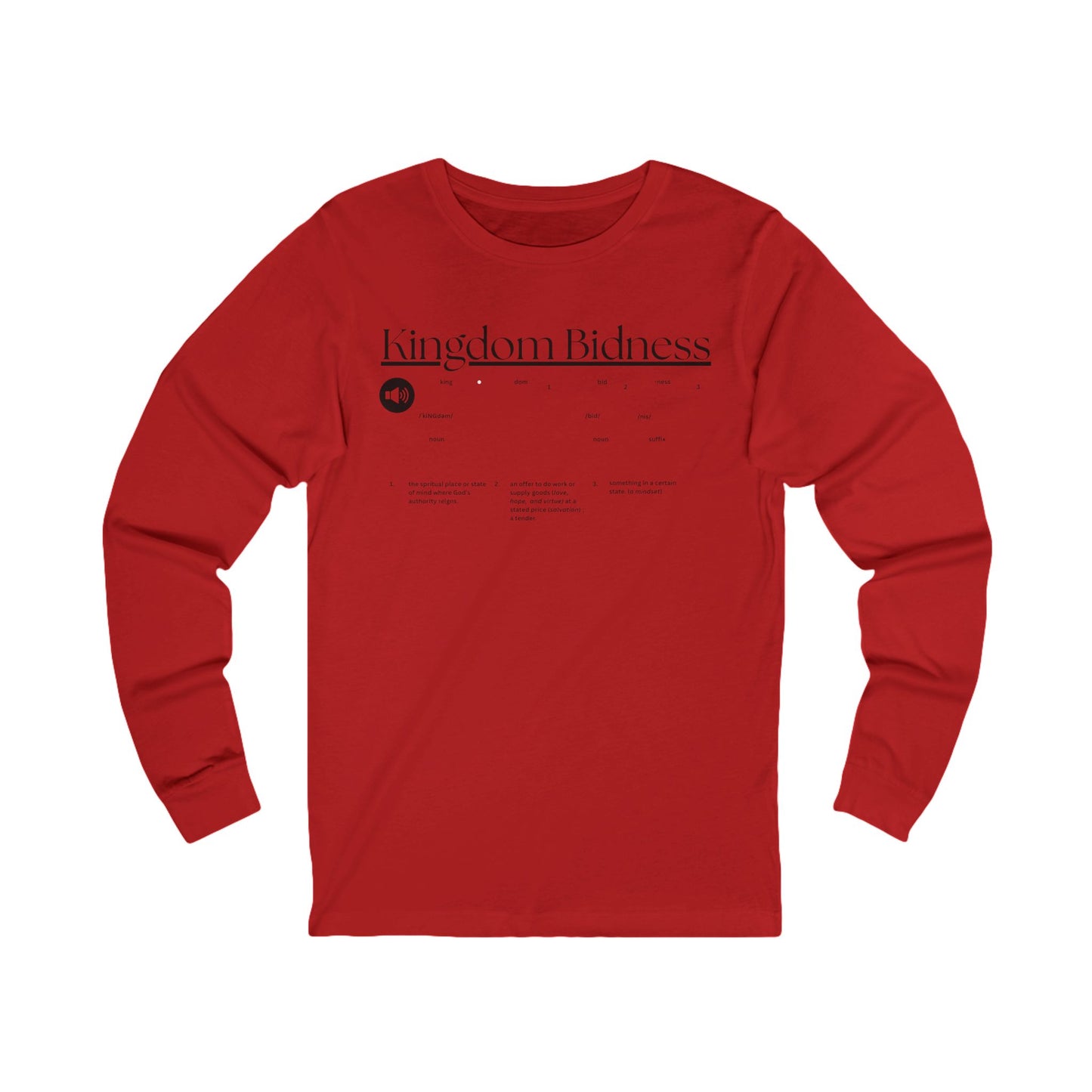 Kingdom - Women's Graphic Long Sleeve Tee BC3501