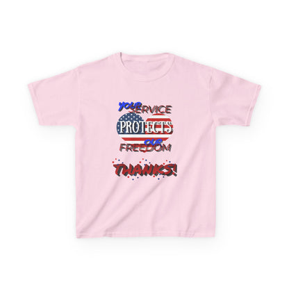 Thanks 4 Service Memorial Day Tee - G5000B Kids T-Shirt