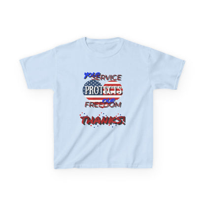 Thanks 4 Service Memorial Day Tee - G5000B Kids T-Shirt