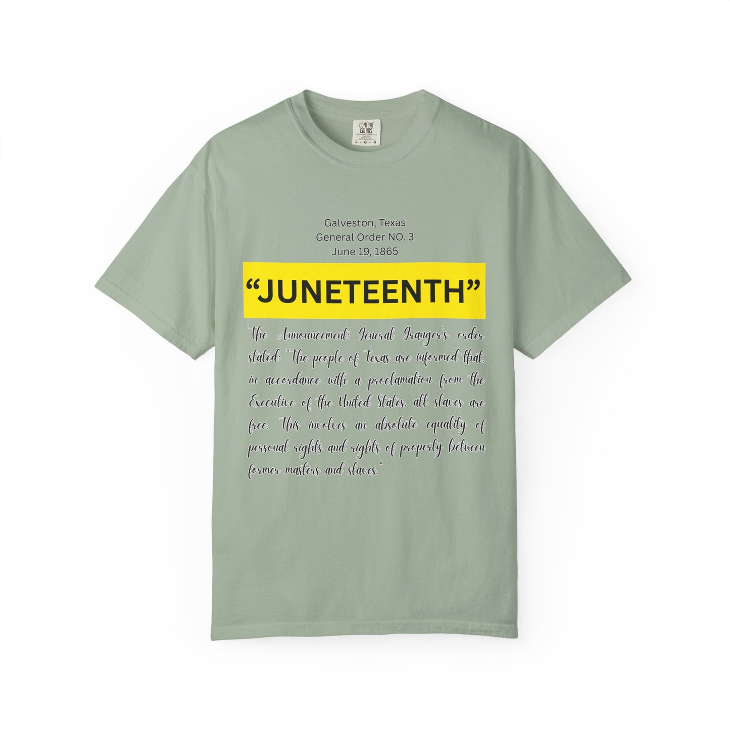 Juneteenth G O 3 Tee - Unisex T-shirt