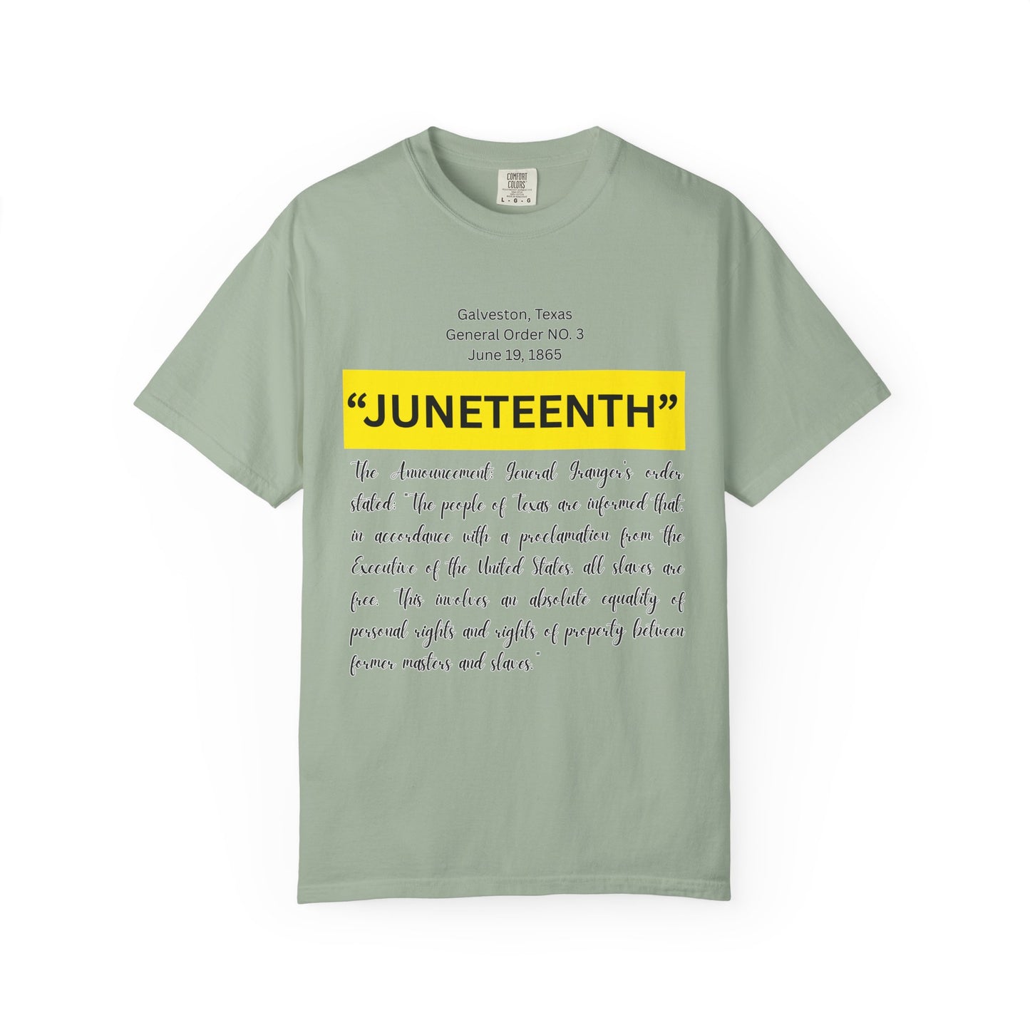 Juneteenth G O 3 Tee - Unisex T-shirt