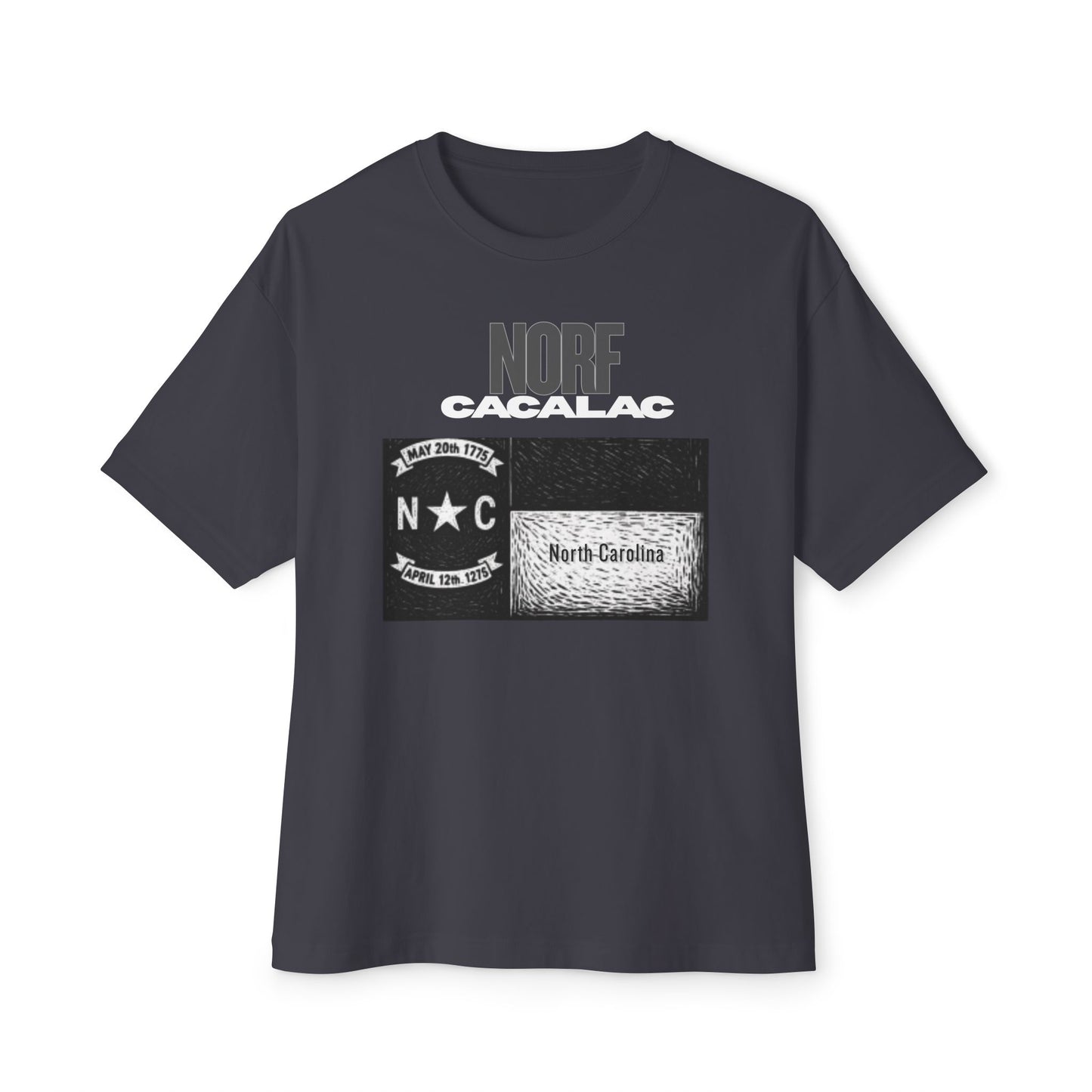 Norf Cacalac Tee – Oversized Box Graphic T-Shirt