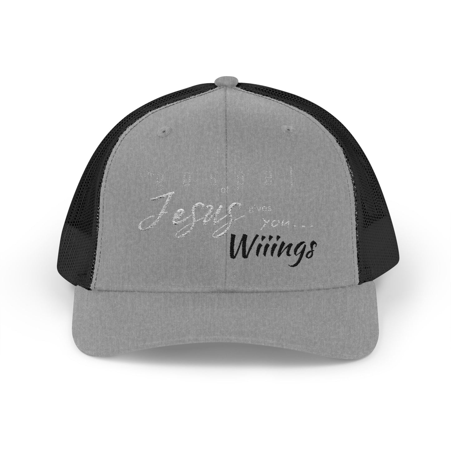 Unisex The Gospel of Jesus Gives... Snapback Trucker Cap - Embroidered