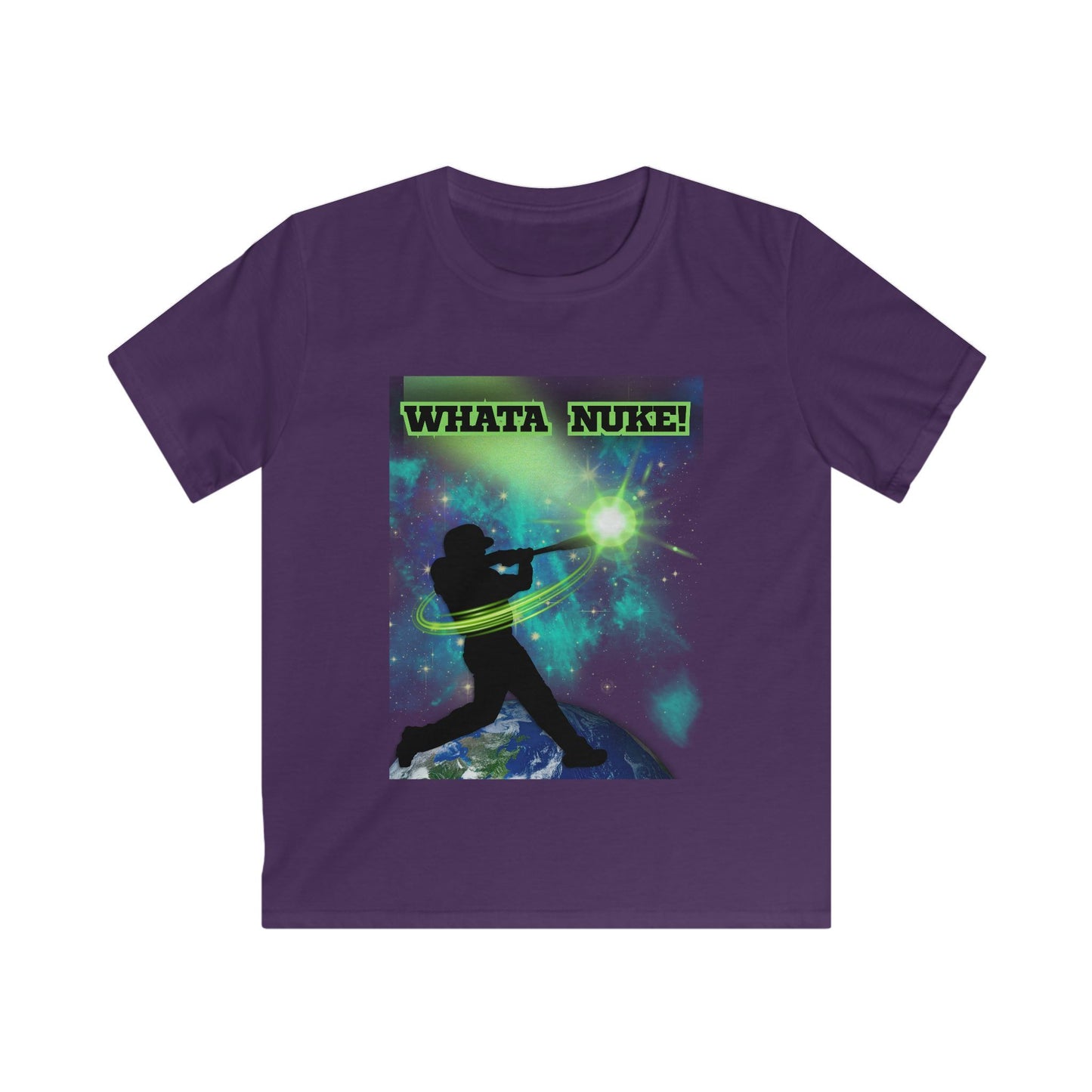 Whata Nuke Baseball Tee - Youth T-Shirt