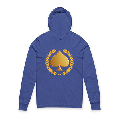 Gold Spade - Hooded Long Sleeve T-Shirt