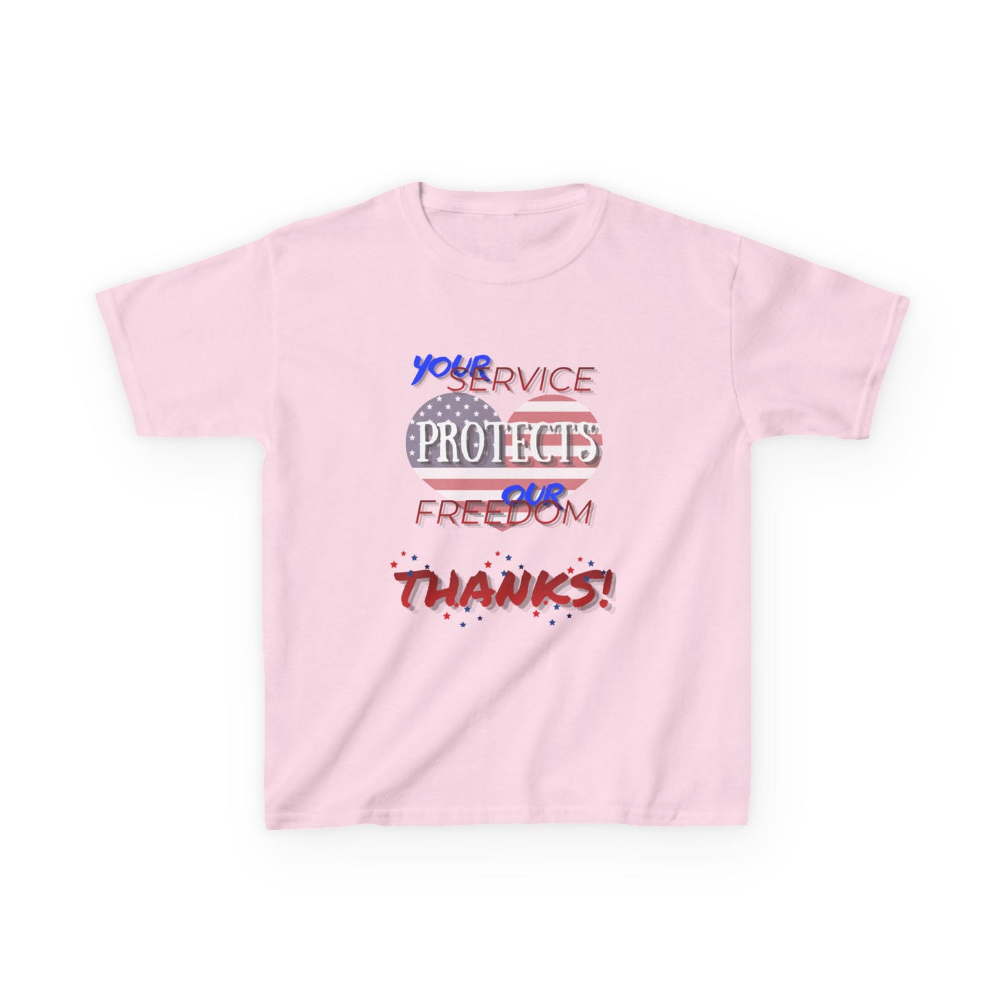 Thanks 4 Service Memorial Day Tee - Kids T-Shirt