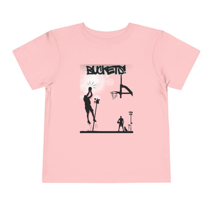 Buckets Basketball Tee — Toddler Graphic T-Shirt