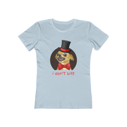 I Don't Bite - Women’s Boyfriend Fit Celebration T-Shirt
