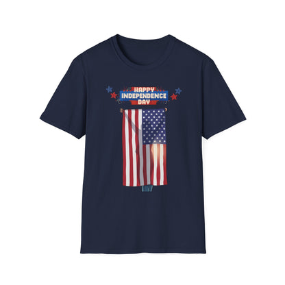 July 4th Flag Holder - G64000 Unisex T- Shirt