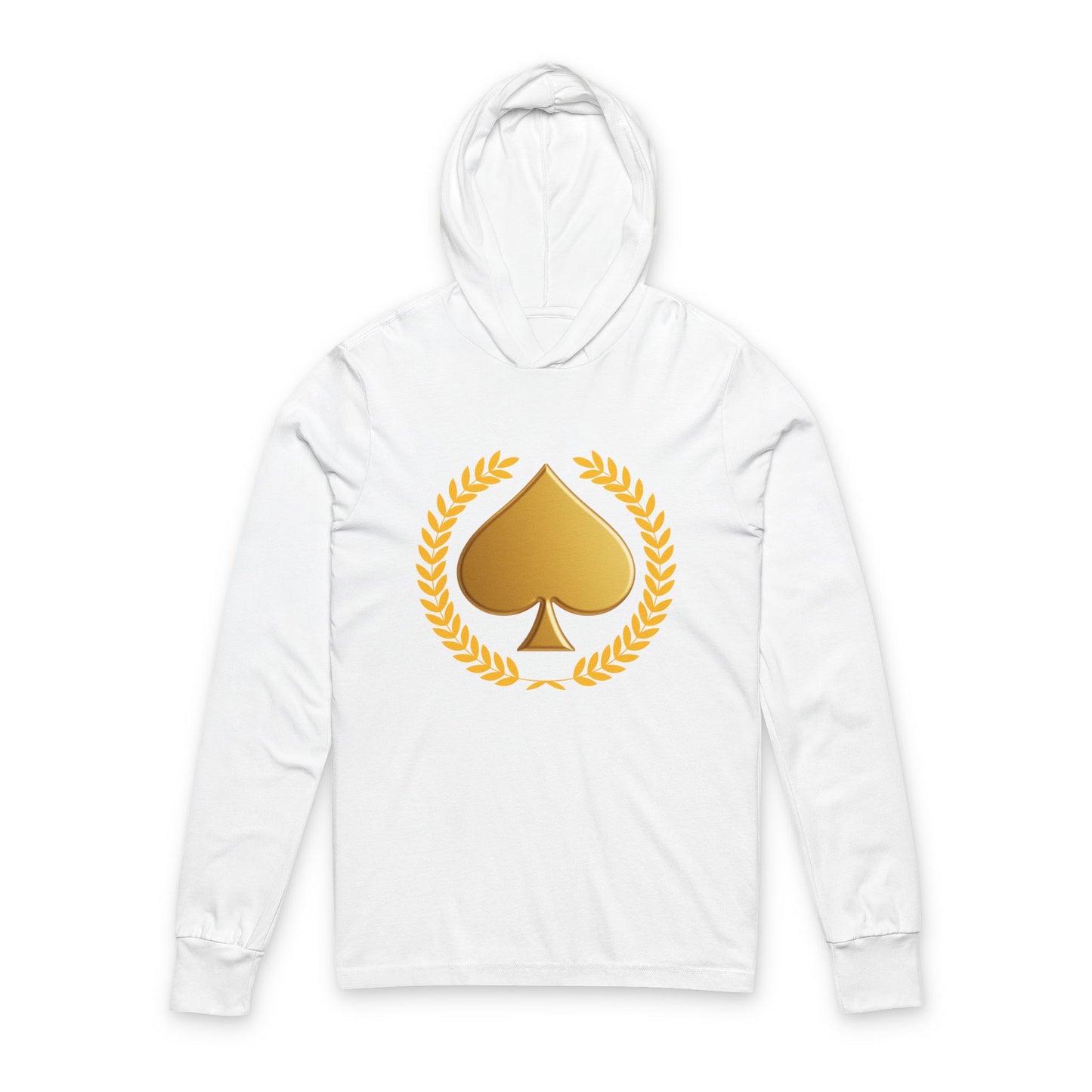 Gold Spade - Hooded Long Sleeve T-Shirt