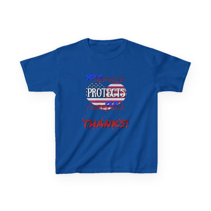 Thanks 4 Service Memorial Day Tee - Kids T-Shirt