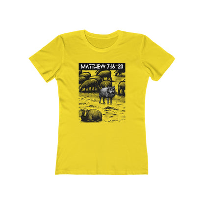 Wolf In Sheep Wool Tee - Women’s Boyfriend Fit Celebration T-Shirt