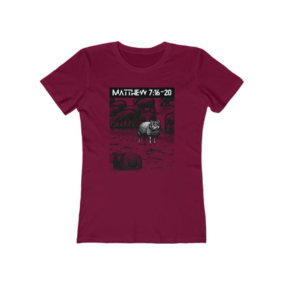 Wolf In Sheep Wool Tee - Women’s Boyfriend Fit Celebration T-Shirt