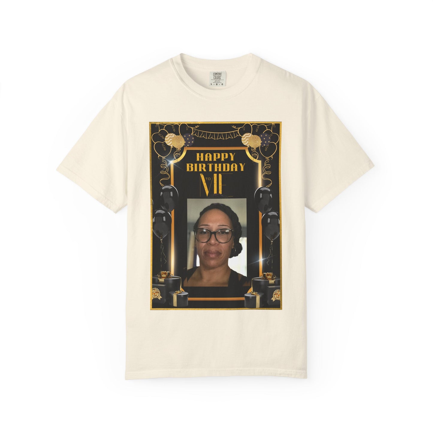 Black & Gold Bold Font Me B Day Personalize It! Tee - Unisex T-shirt