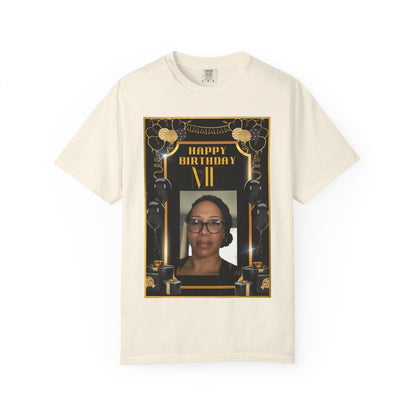 Black & Gold Bold Font Me B Day Personalize It! Tee - Unisex T-shirt