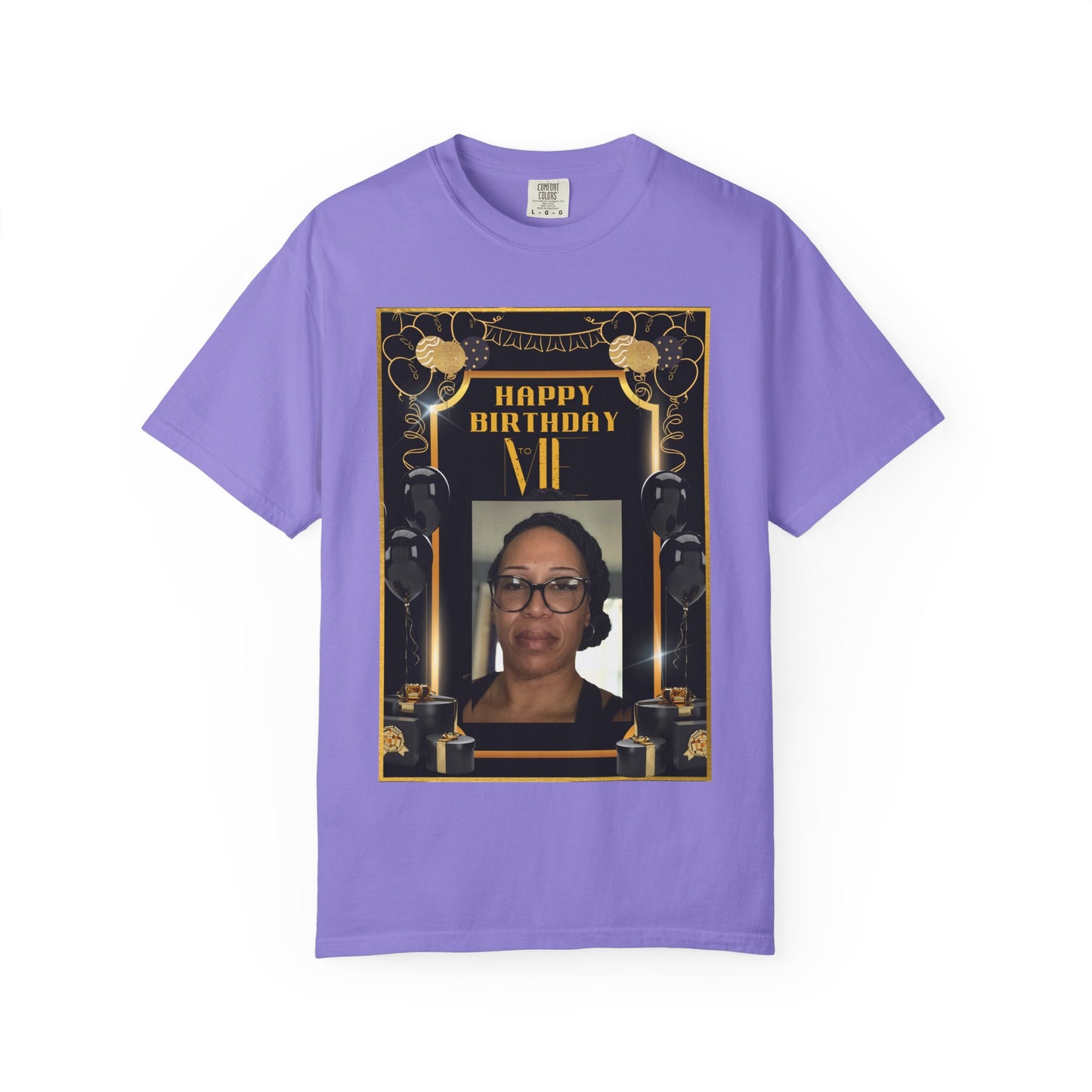 Black & Gold Bold Font Me B Day Personalize It! Tee - Unisex T-shirt