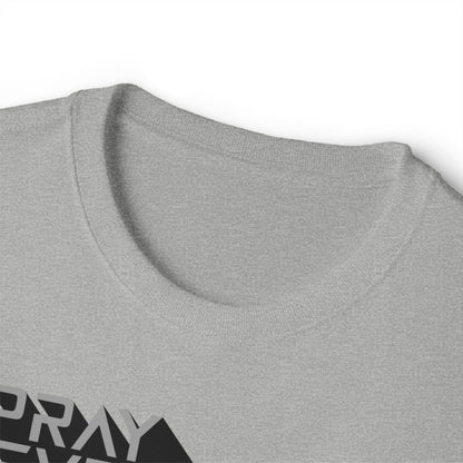 Pray Everyday – Oversized White Letter Box Graphic T-Shirt