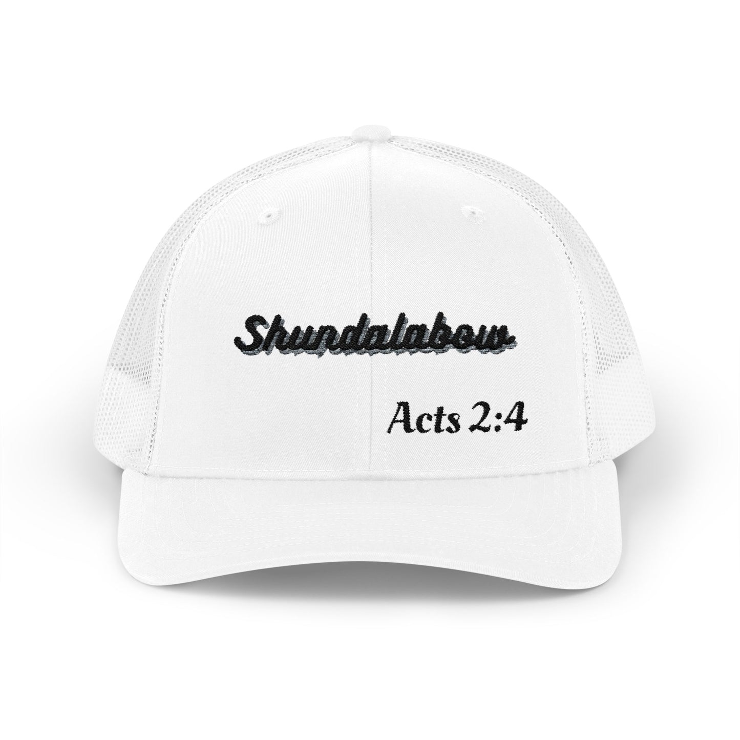 Unisex Acts 2:4 Snapback Trucker Cap - Embroidered