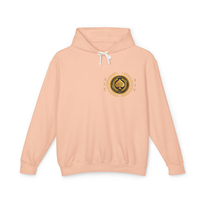 Unisex Gold Ace — Lightweight Hooded Sweatshirt