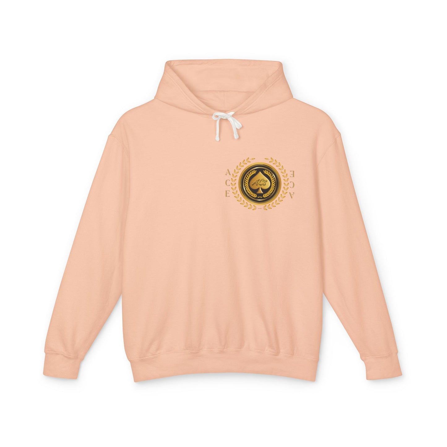 Unisex Gold Ace — Lightweight Hooded Sweatshirt