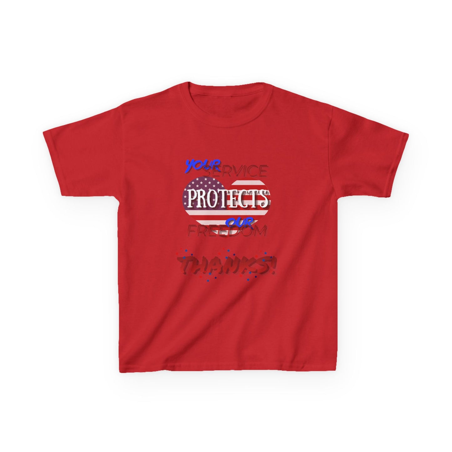 Thanks 4 Service Memorial Day Tee - Kids T-Shirt