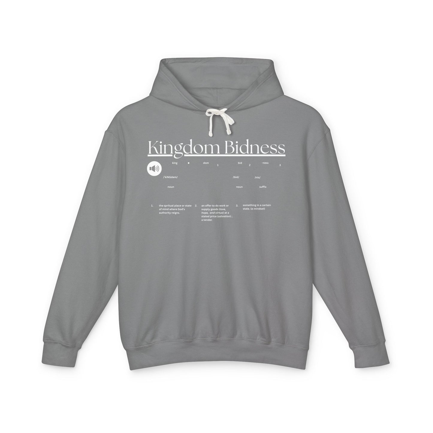 Kingdom — Unisex Lightweight Hooded Sweatshirt