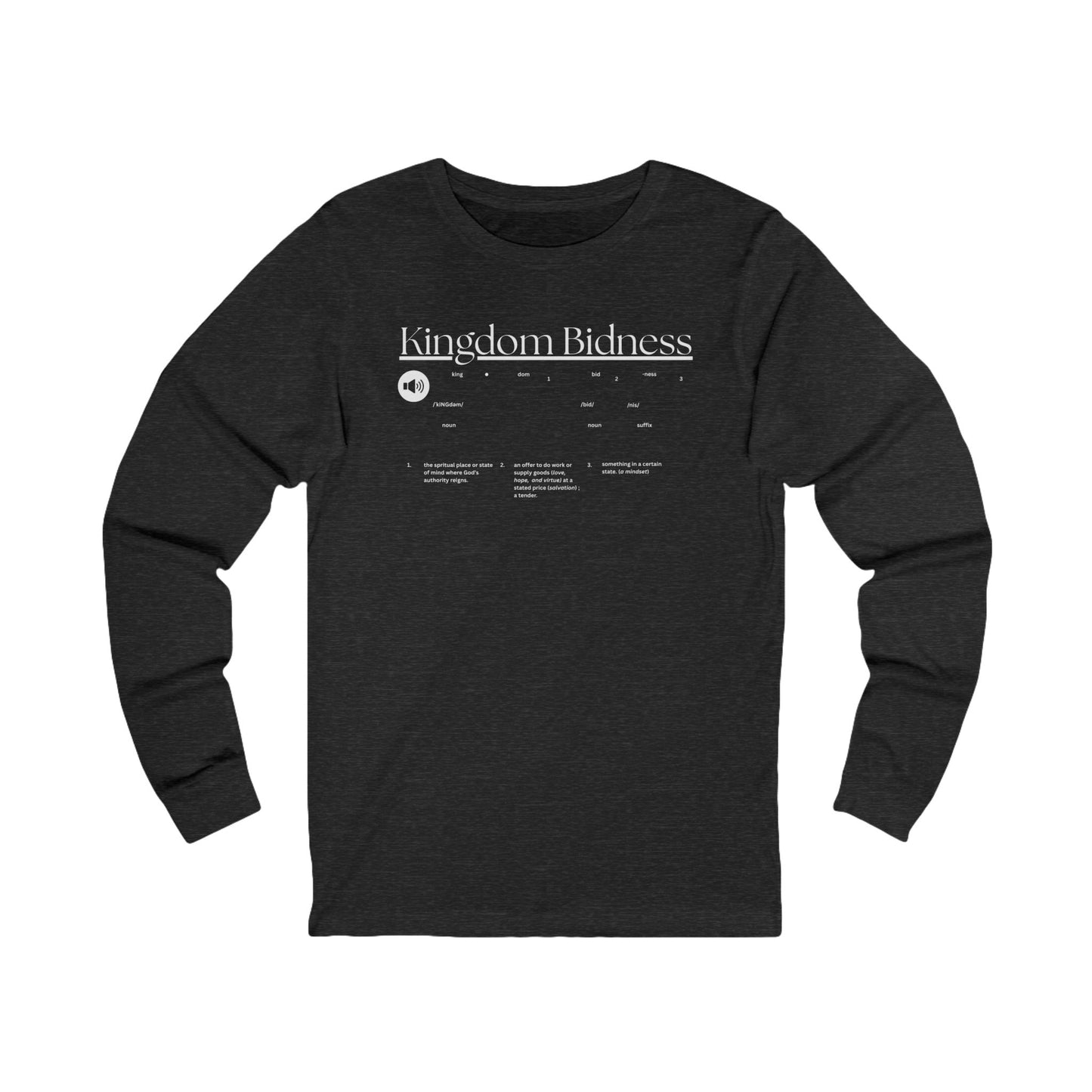 Kingdom - Women's Graphic Long Sleeve Tee BC3501