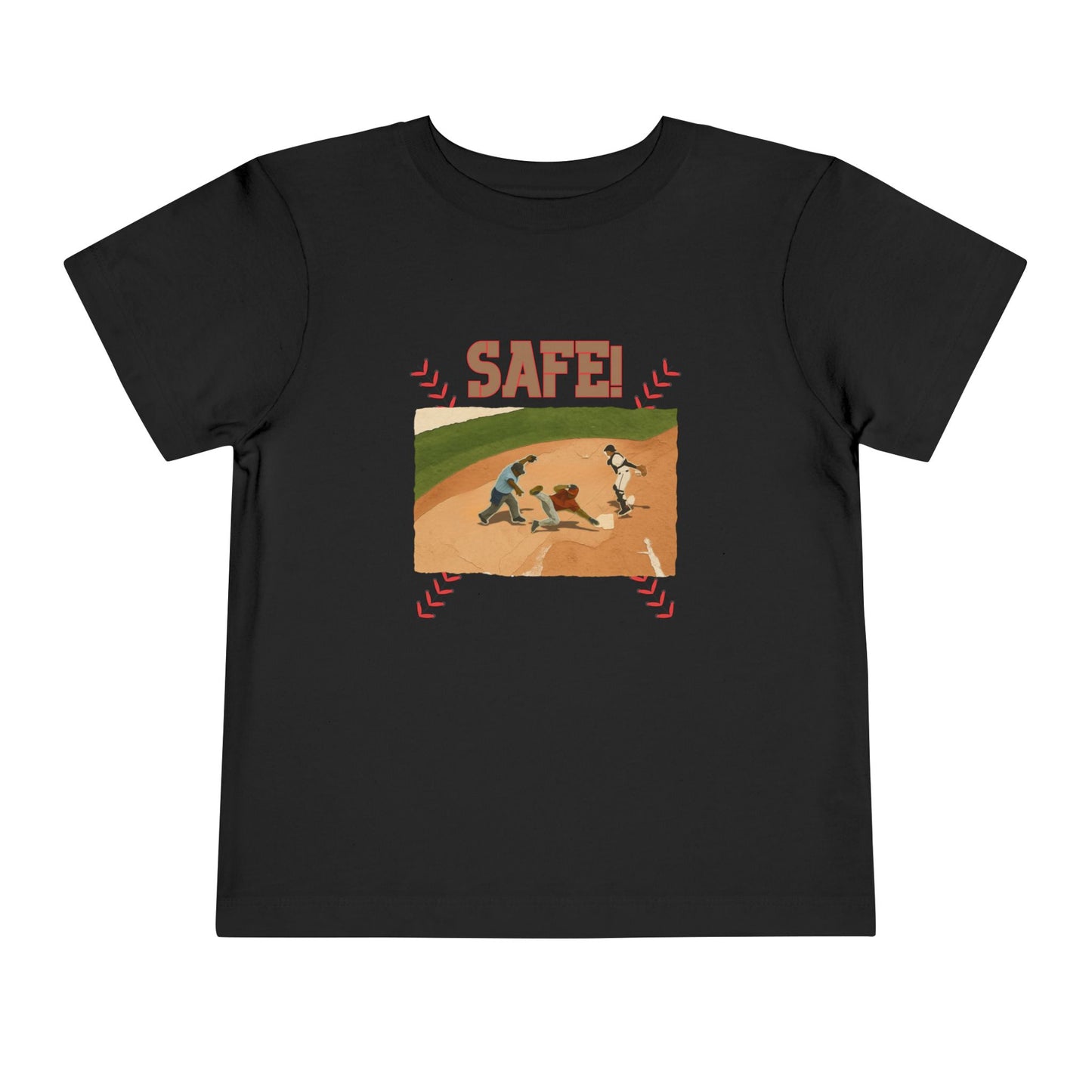 Safe Baseball Tee - Toddler Graphic T-Shirt