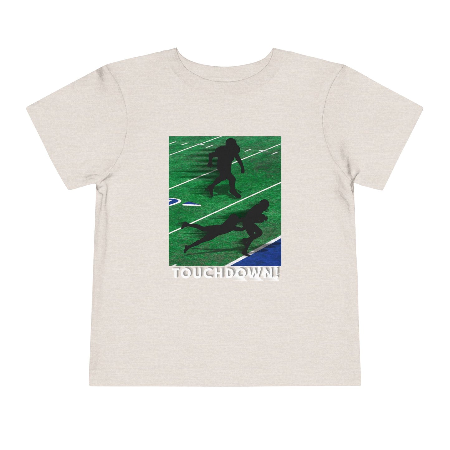 Touchdown Football Tee — Toddler Graphic T-Shirt