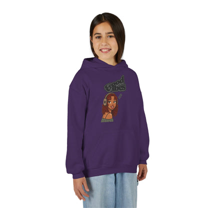 Her Cool Vibes - Kids/Youth Hoodie Gildan 18500B